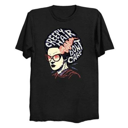 Creepy Hair - Bride of Frankenstein T-Shirt