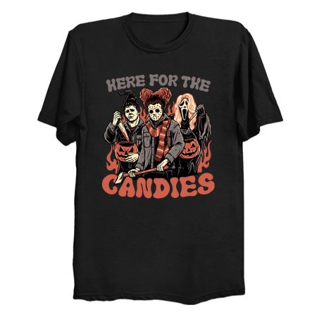 Here for the Candies - Hocus Pocus T-Shirt
