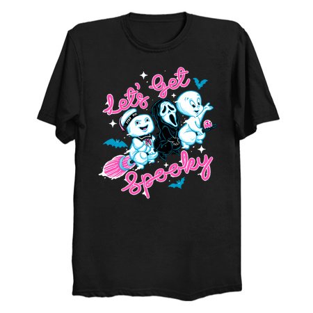 Let's Get Spooky - Pop Culture Ghosts T-Shirt