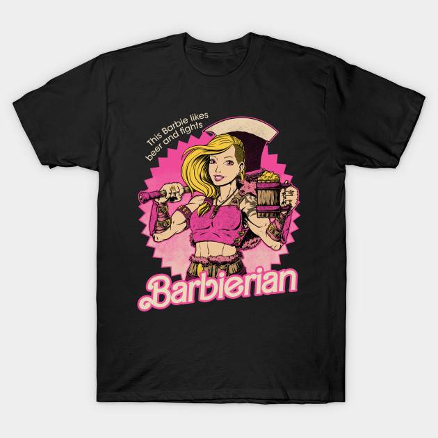Barbarian Doll - Barbie T-Shirt