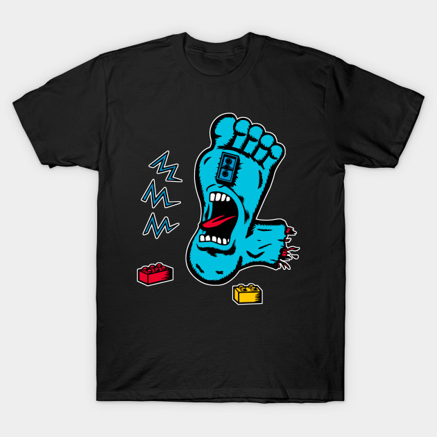 Skater Foot! - Santa Cruz Screaming Hand T-Shirt