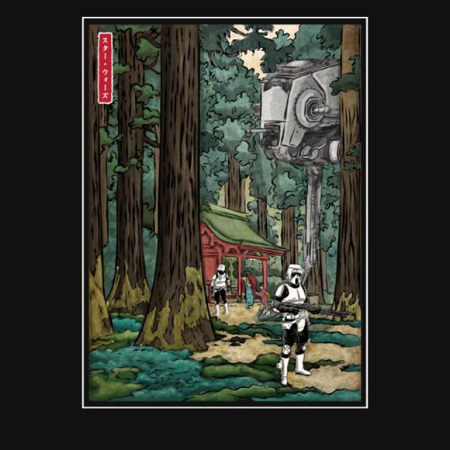 Galactic Empire in Japanese Forest