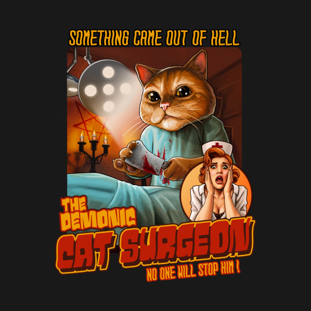 Demonic Cat Surgeon T-Shirt