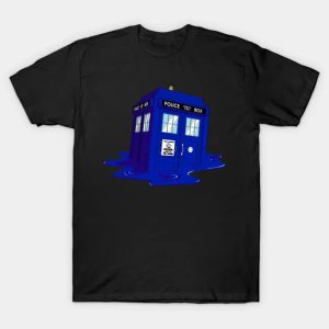 Melting Time Machine TARDIS T-Shirt