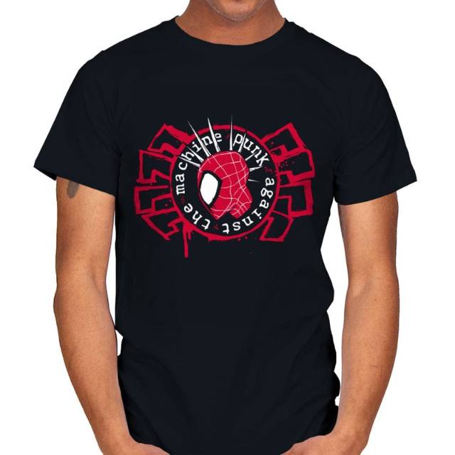 PUNK AGAINST THE MACHINE - Spider-Punk T-hirt