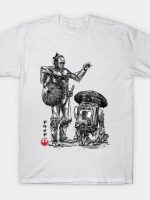 Samurai droids sumi e T-Shirt