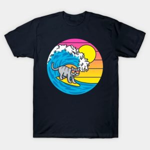 The Purrfect Wave - Cat T-Shirt