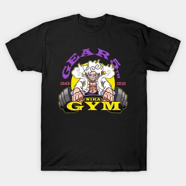 Gear 5th Gym - One Piece Nika T-Shirt