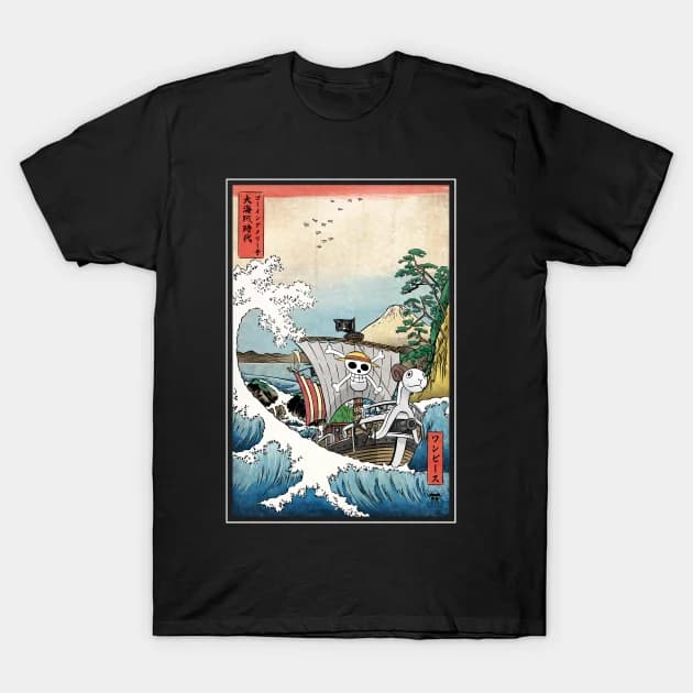 Going merry in Japan - One Piece T-Shirt