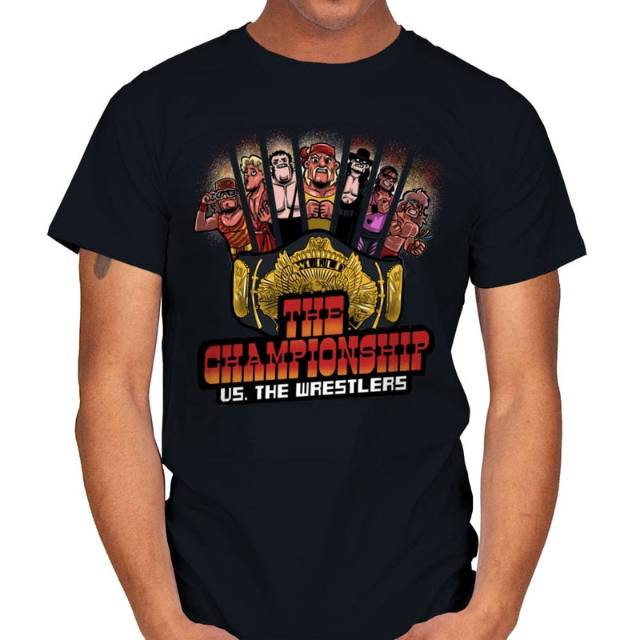 THE CHAMPIONSHIP VS THE WRESTLERS WWE T-Shirt