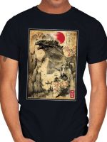 Gojira in Japan Woodblock T-Shirt