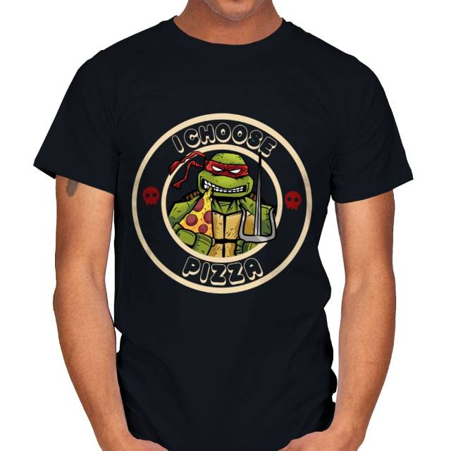 I Choose Pizza - TMNT T-Shirt