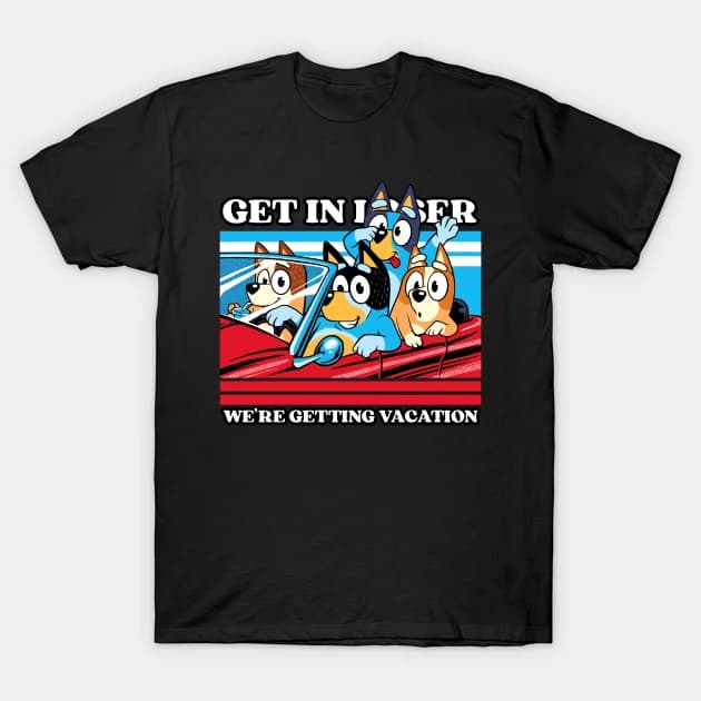 vacation time - Bluey T-Shirt