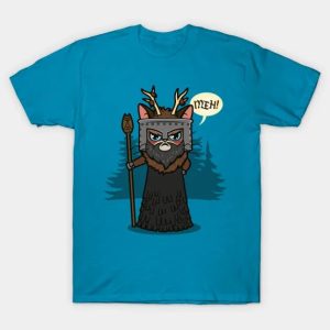 Funny Monty Python Knight Who Say Ni Cat T-Shirt