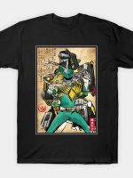 Green Ranger woodblock T-Shirt