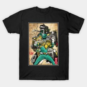 Green Ranger woodblock T-Shirt