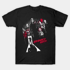Spooky City - Horror Movie Mashup T-Shirt