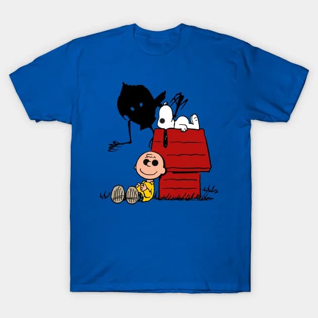 Spooky Coraline Funny Cute Halloween Horror Parody - Peanuts T-Shirt