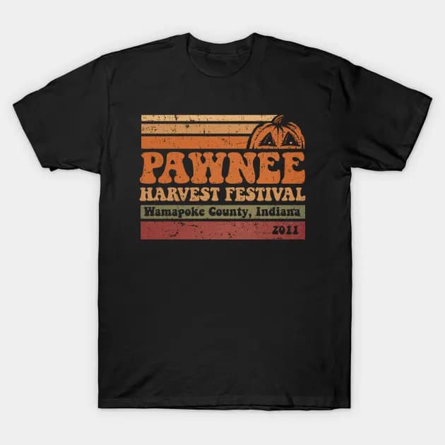 Vintage Pawnee Harvest Festival T-shirt