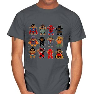 Gingerbread Heroes Villains - DC Comics T-Shirt