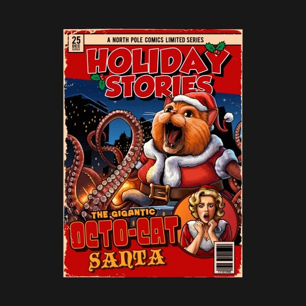 Holiday Stories - Octo-Cat Santa