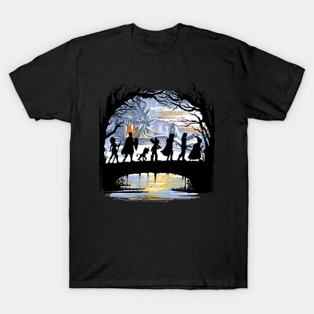 The Fellowship of the Dungeons - Dungeons & Dragons T-Shirt