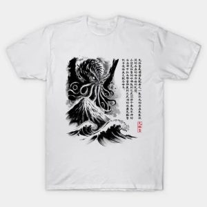Great Old One sumi-e - Cthulhu T-Shirt
