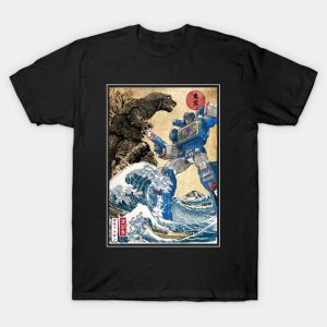 King of the Monsters vs Soundwave T-Shirt