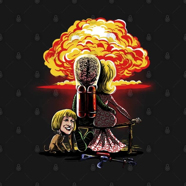 Martians Gazing at the Moon