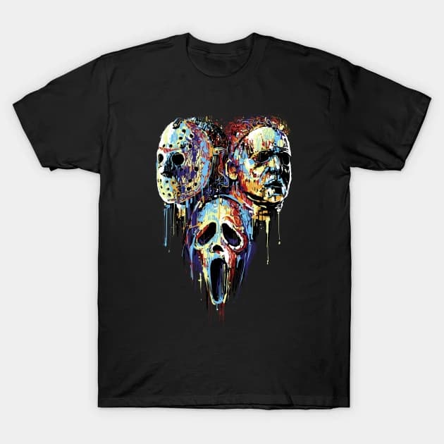 Slashers Painting - Horror Movie T-Shirt