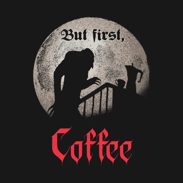 But first, coffee.
