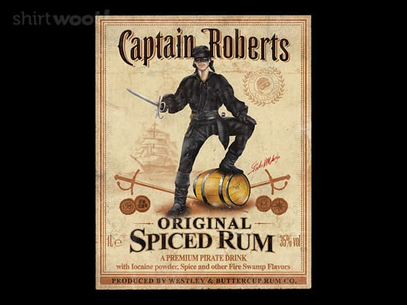 Captain Roberts Spiced Rum - Princess Bride T-Shirt