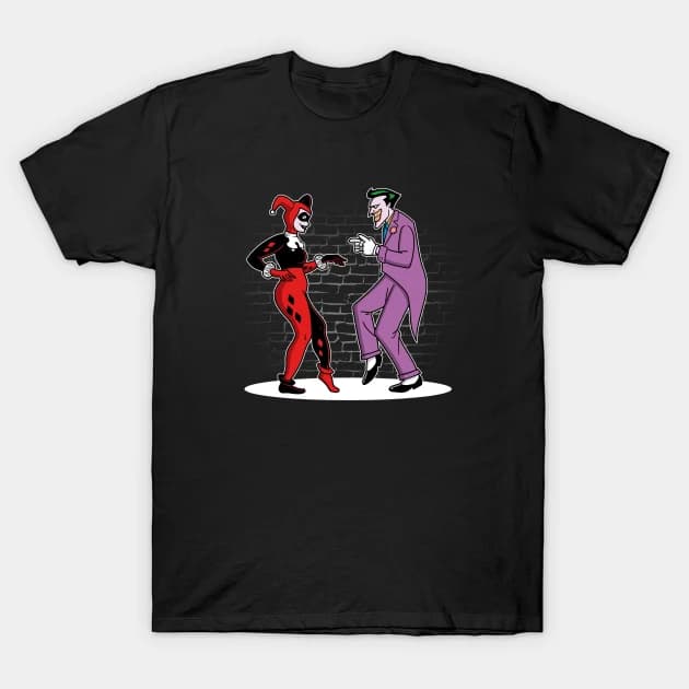 Crazy Fiction - Joker and Harley Quinn T-Shirt