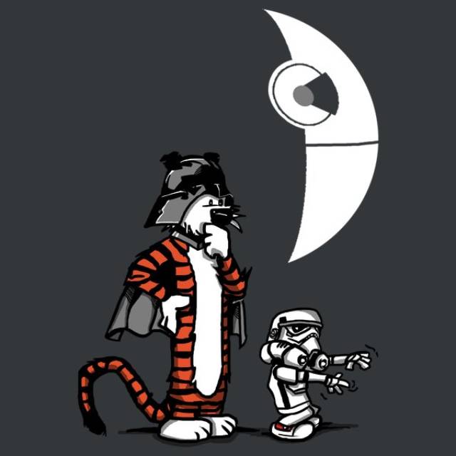 Darth Hobbes and Calvin Trooper