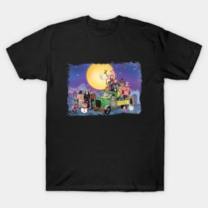 Driving Home For Christmas - Horror Movie Mashup T-Shirt