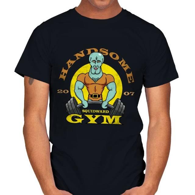 Handsome Squidward Gym T-Shirt