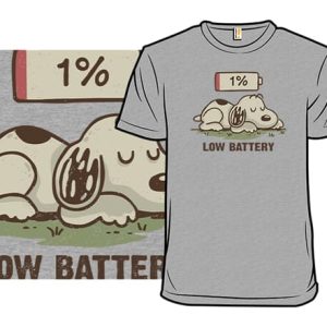Low Battery Nap - Snoopy T-Shirt