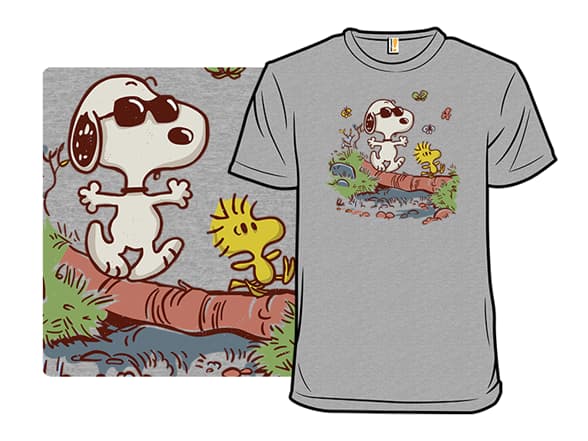 Morning Walk - Snoopy T-Shirt