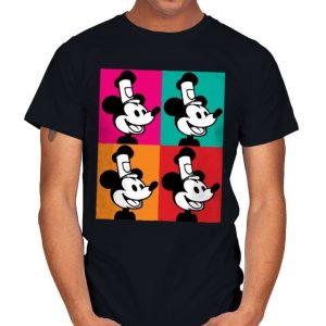 Rat Animation Pop Art - Steamboat Willie T-Shirt