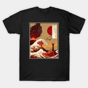 The Great Wave off Lava - Lord of the Rings T-Shirt