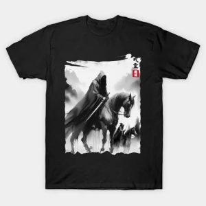 The black rider's journey - Lord of the Rings T-shirt