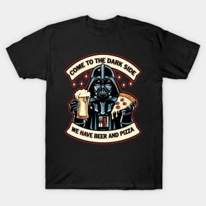 pizza beer - Darth Vader T-Shirt