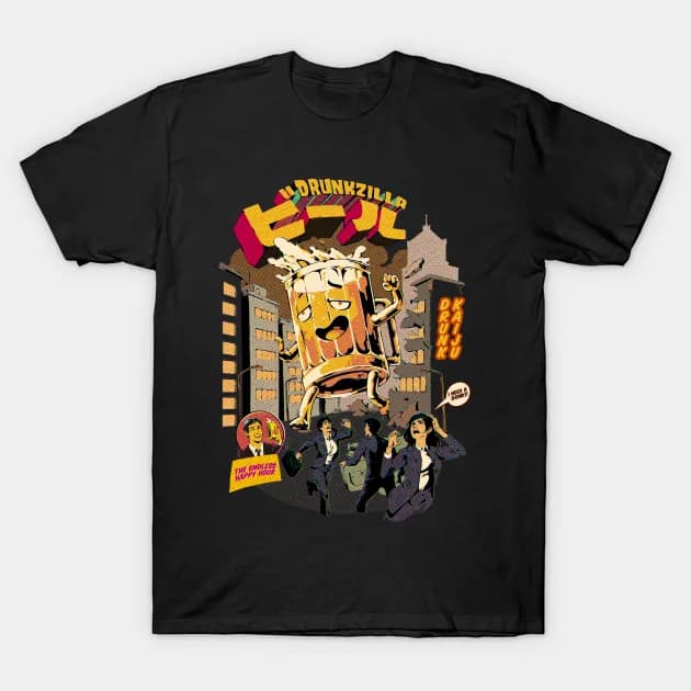 Drunk Beer Attack T-Shirt