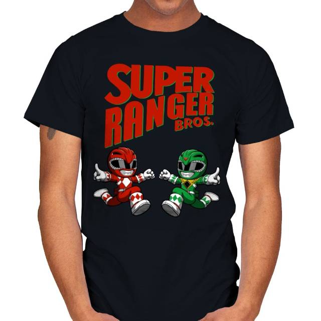 Super Ranger Bros - Power Rangers T-Shirt