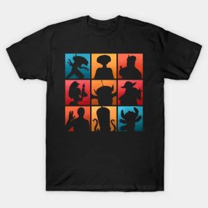 The Alien Gang - Pop Culture Mashup T-Shirt