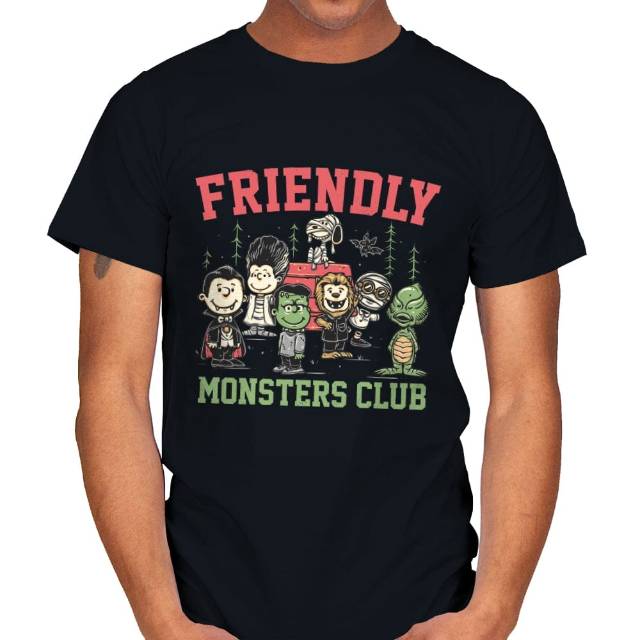 Friendly Monsters Club - Universal Monsters T-Shirt